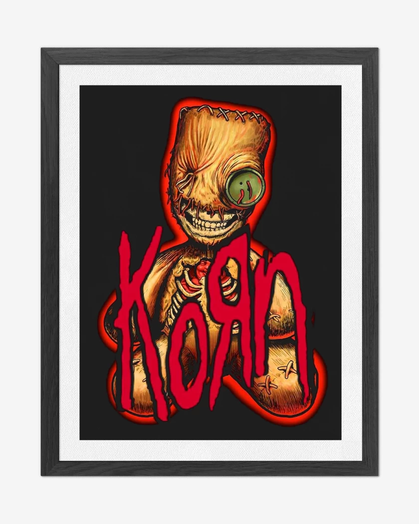 Cuadro decorativo Korn Muñeco