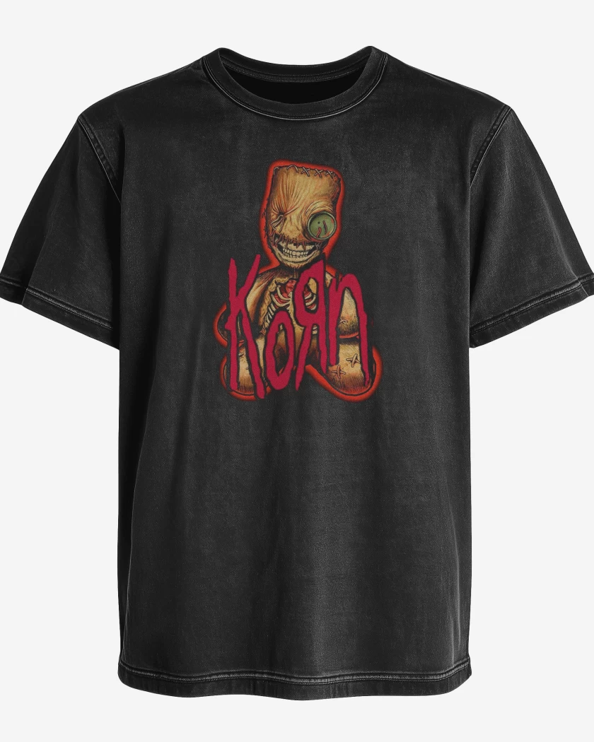 Polera desgastada Korn Muñeco