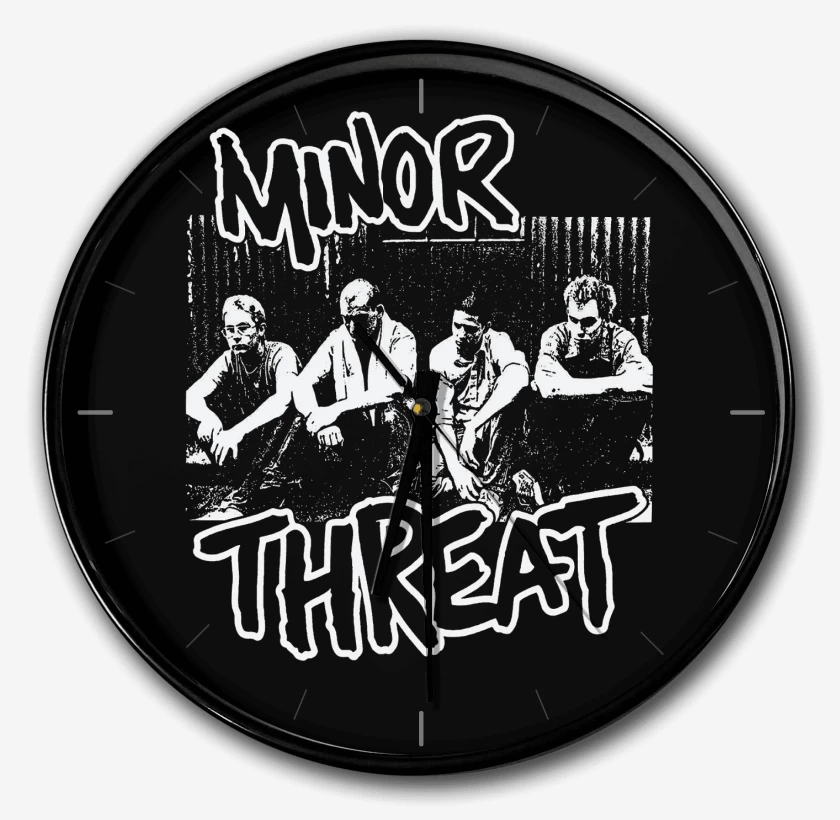 Reloj Negro de Minor Threat Band 