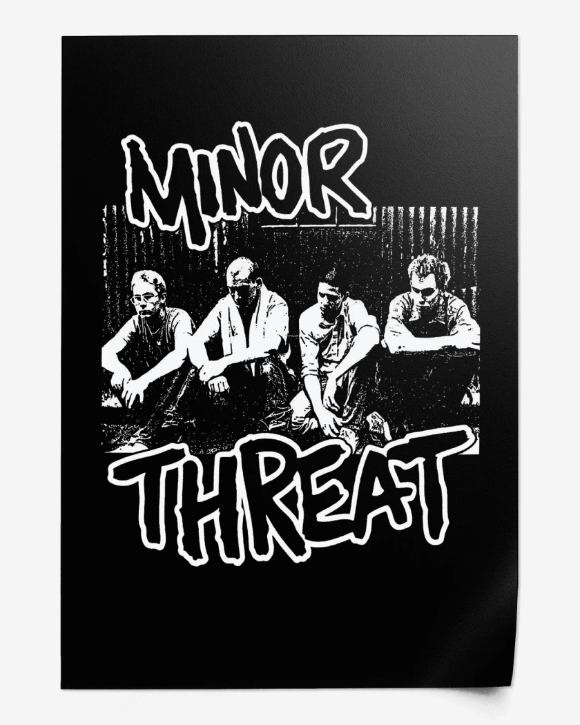 Print Minor Threat Band 