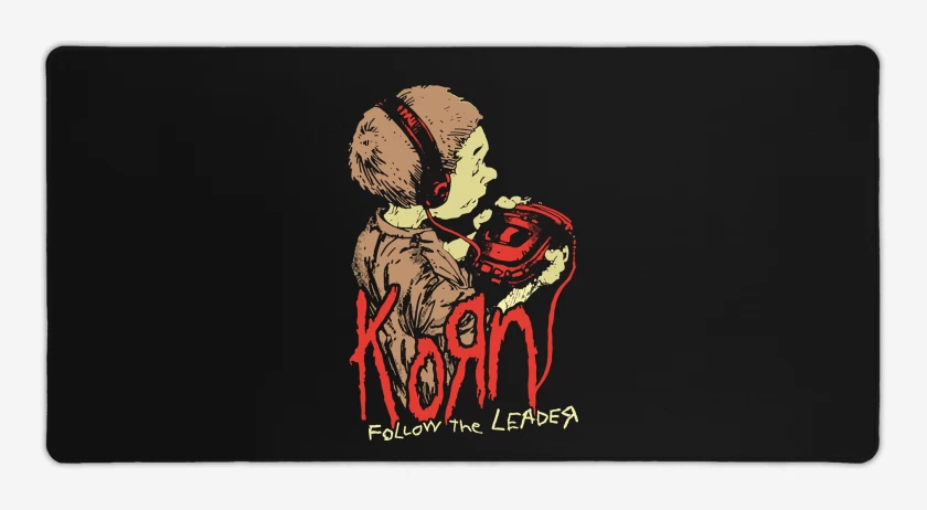 Mouse pad Gamer Negro de Korn Follow the Leader v2