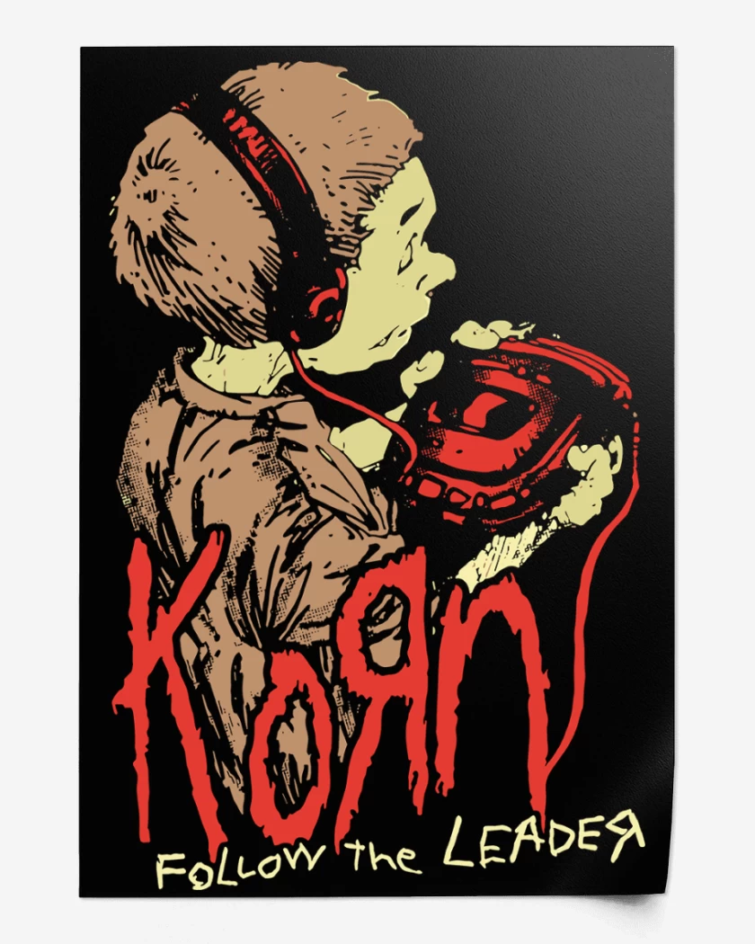 Print Korn Follow the Leader v2
