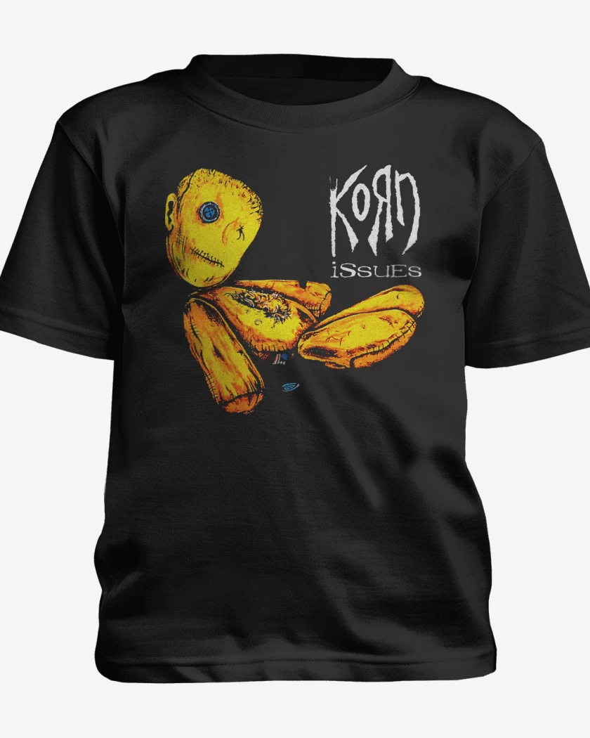 Polera de niño Negro de Korn Issues v2