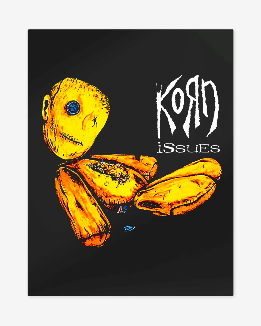 Print metalico Negro de Korn Issues v2