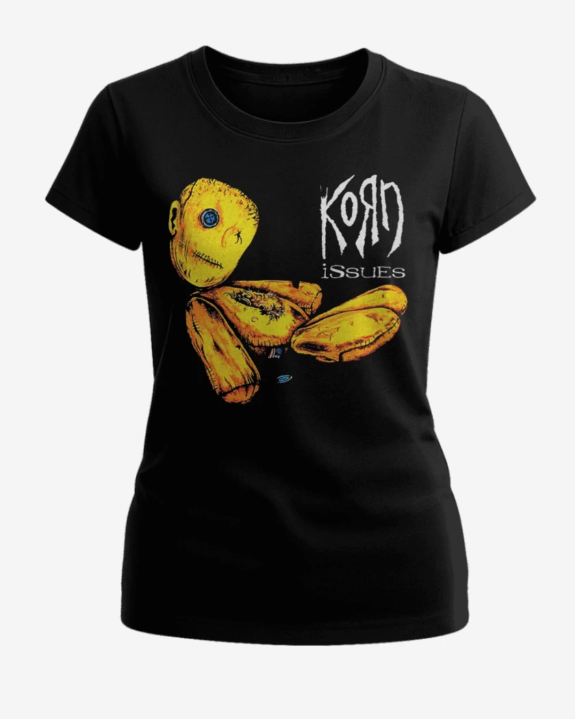 Polera de Mujer Negro de Korn Issues v2