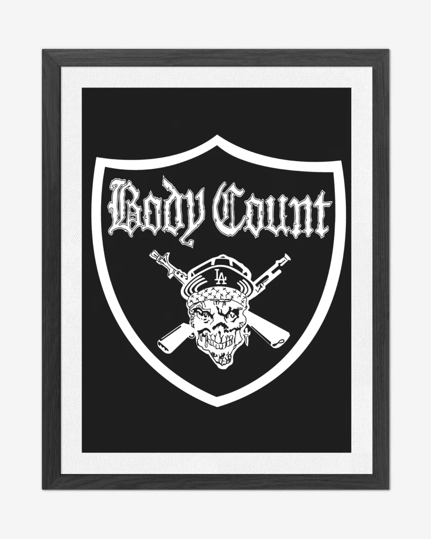 Cuadro decorativo Body Count Logo