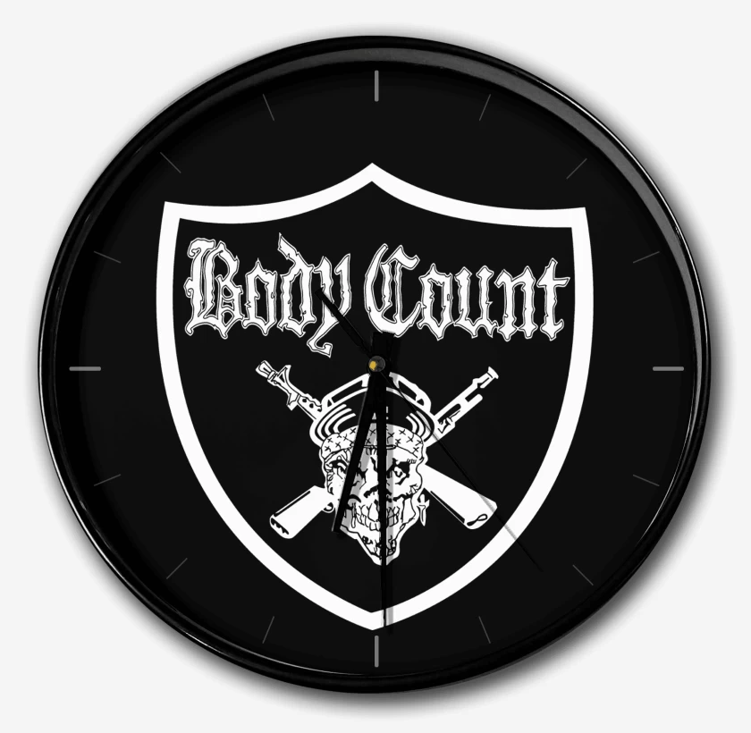 Reloj Negro de Body Count Logo