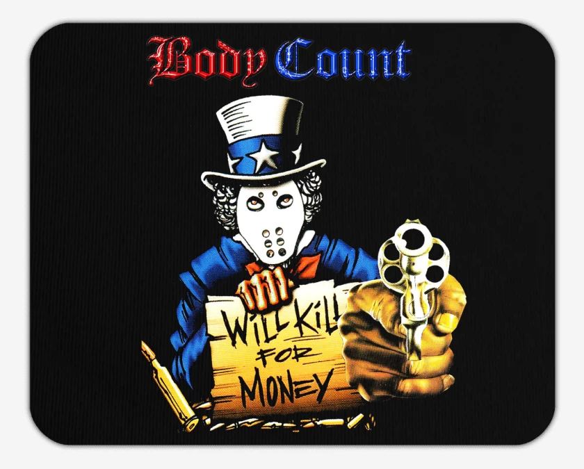 Mousepad Body Count Will Kill 