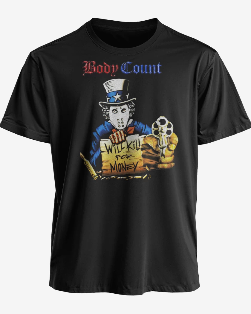 Polera premium Negro de Body Count Will Kill 