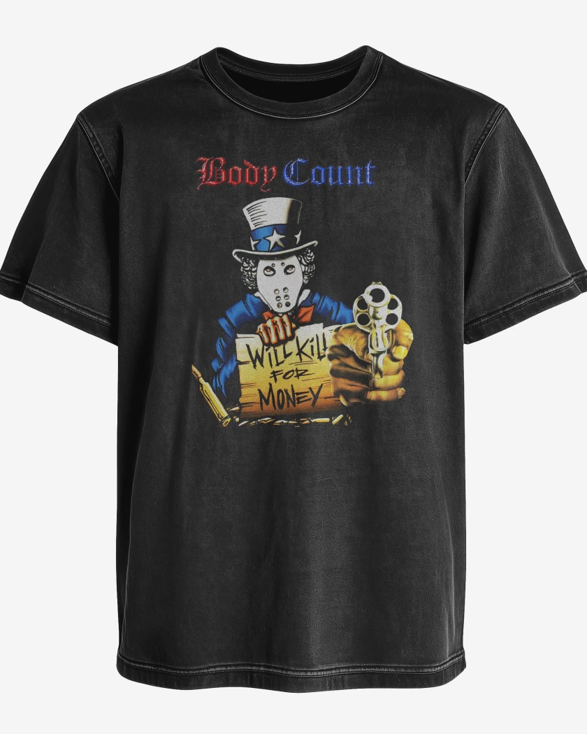 Polera desgastada Body Count Will Kill 