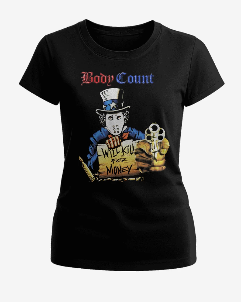 Polera de Mujer Negro de Body Count Will Kill 
