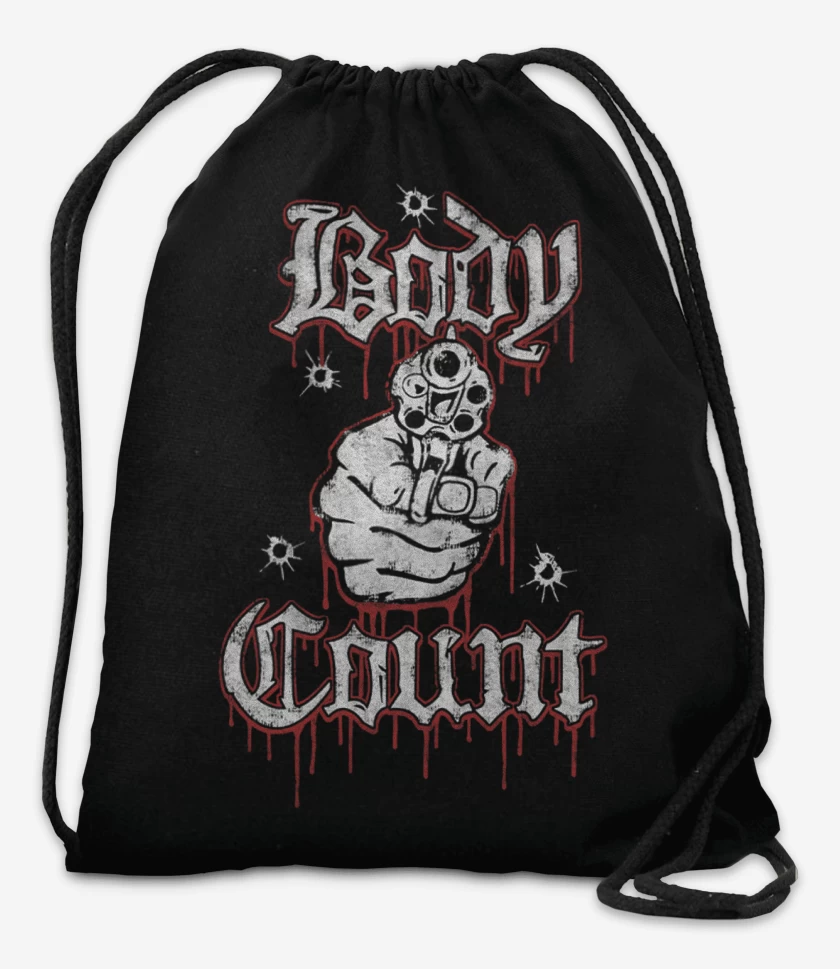 Mochila Negro de Body Count Logo v2