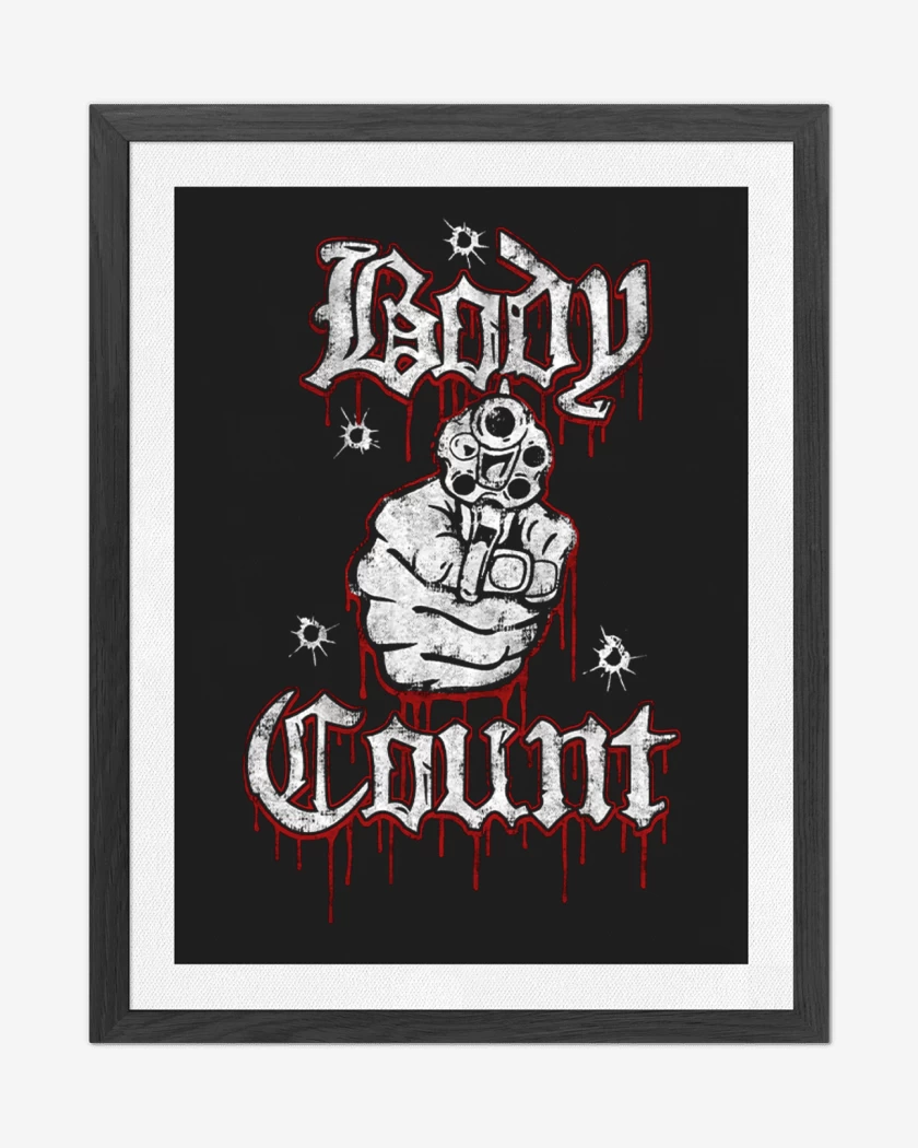 Cuadro decorativo Body Count Logo v2