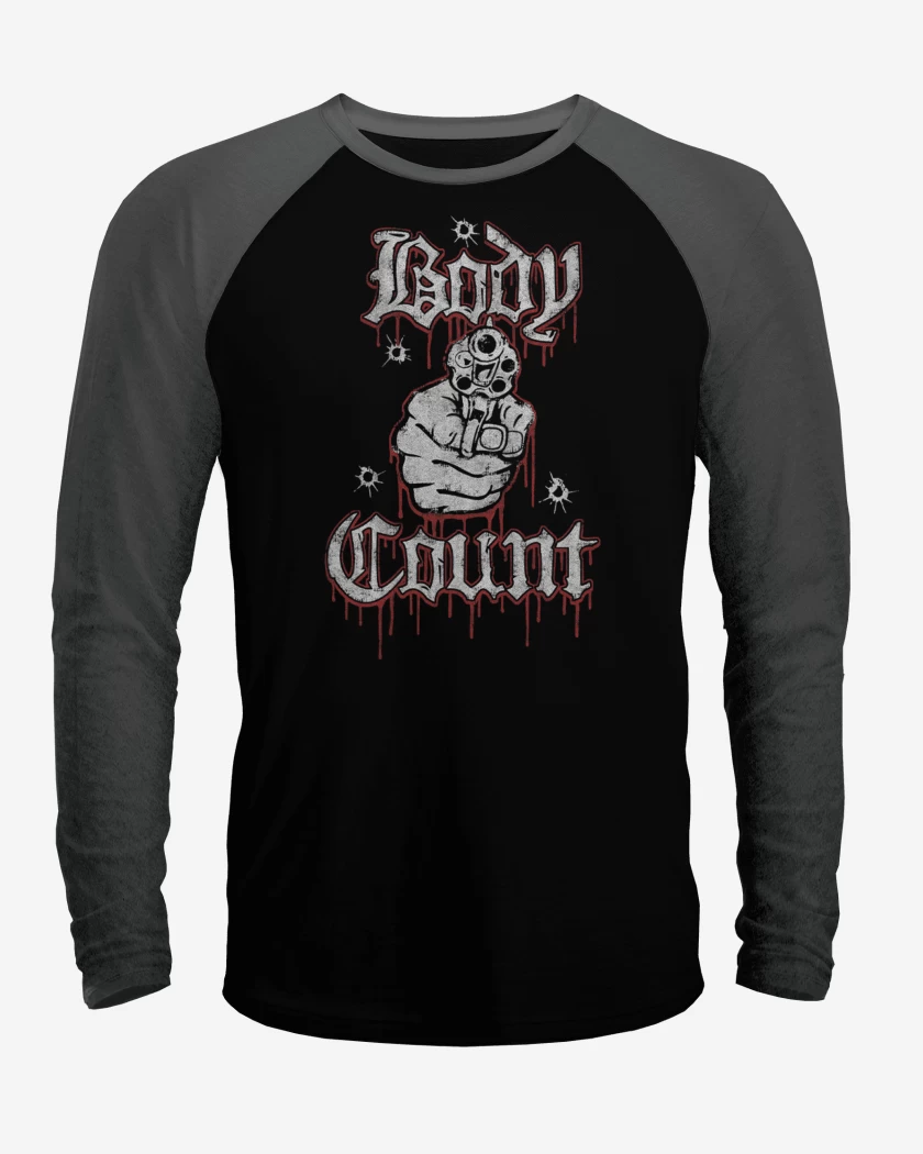 Polera Raglan Body Count Logo v2