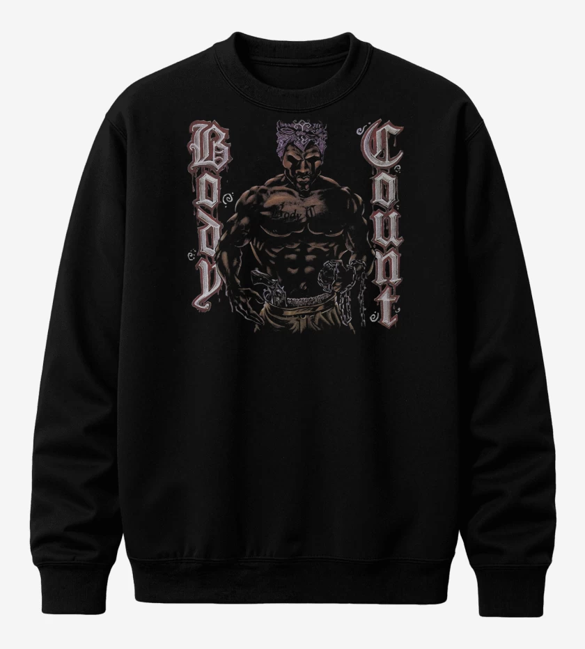 Poleron polo Negro de Body Count Body Count