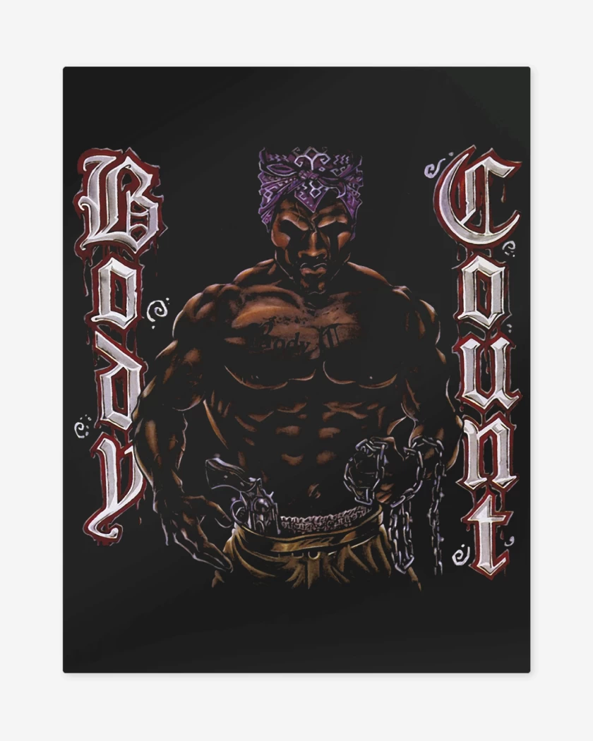 Print metalico Negro de Body Count Body Count