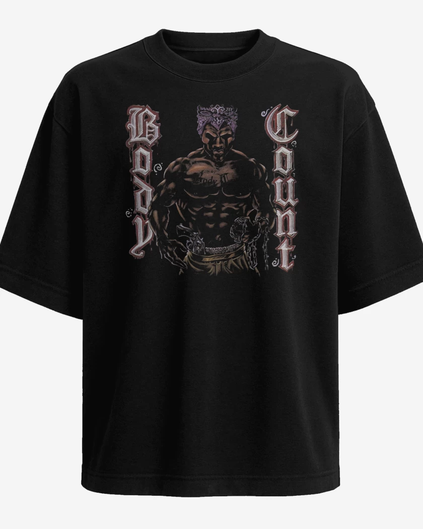 Polera Oversize Negro de Body Count Body Count