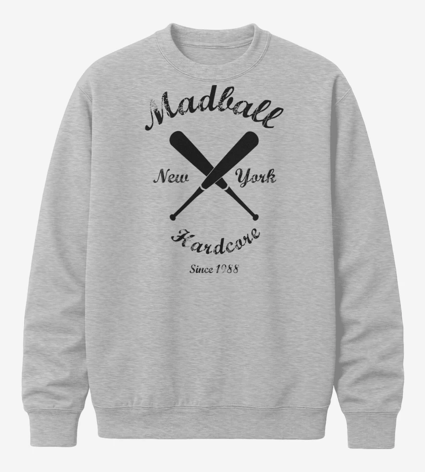 Poleron polo Gris Melange de Madball Since 1988 B