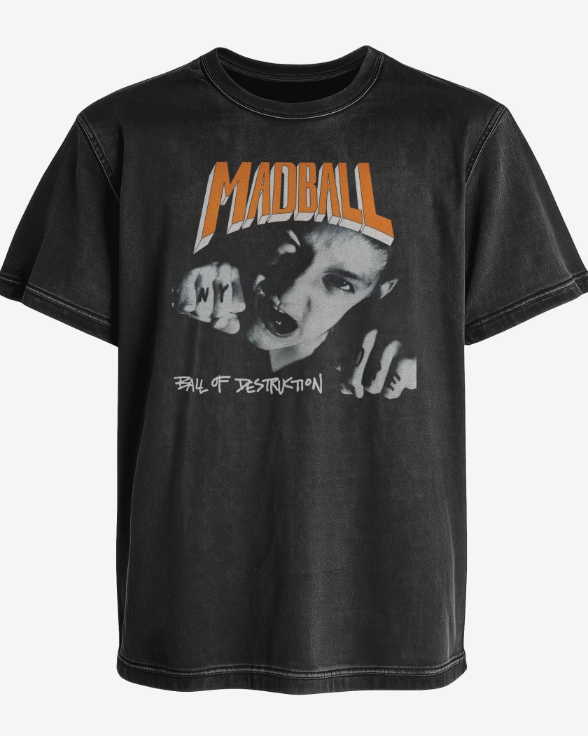 Polera desgastada Negro de Madball Ball of Destruction