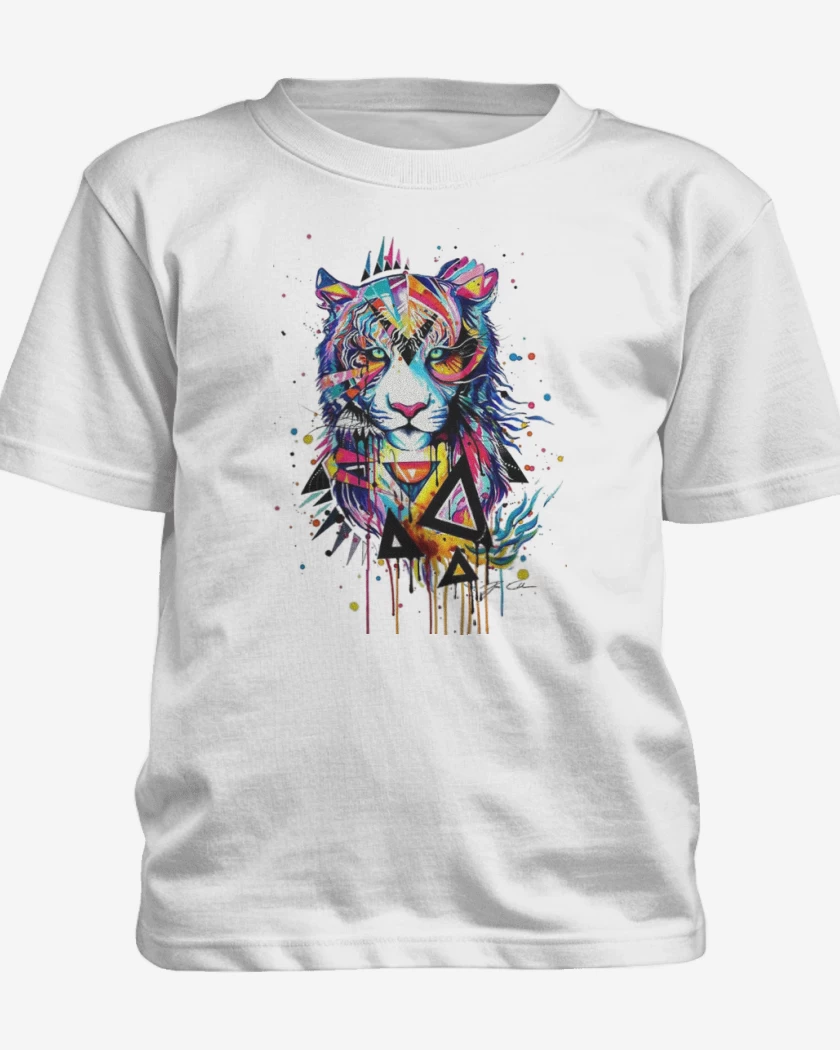 Polera de niño Blanco de Tiger full color