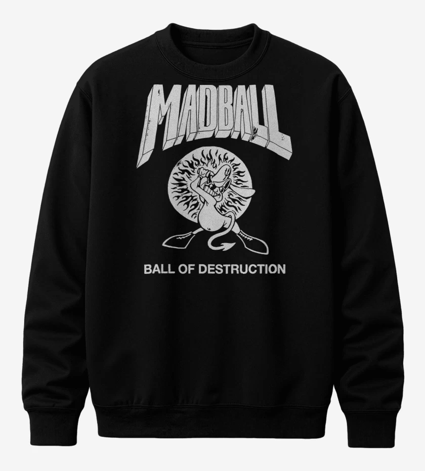 Poleron polo Negro de MADBALL Ball