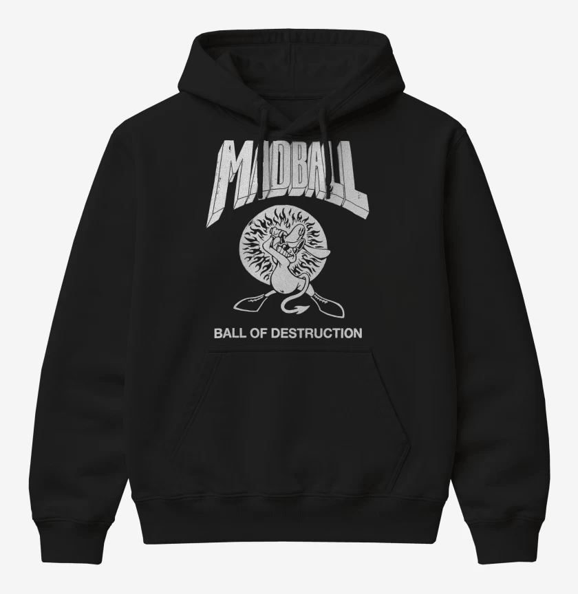 Poleron Canguro básico Negro de MADBALL Ball
