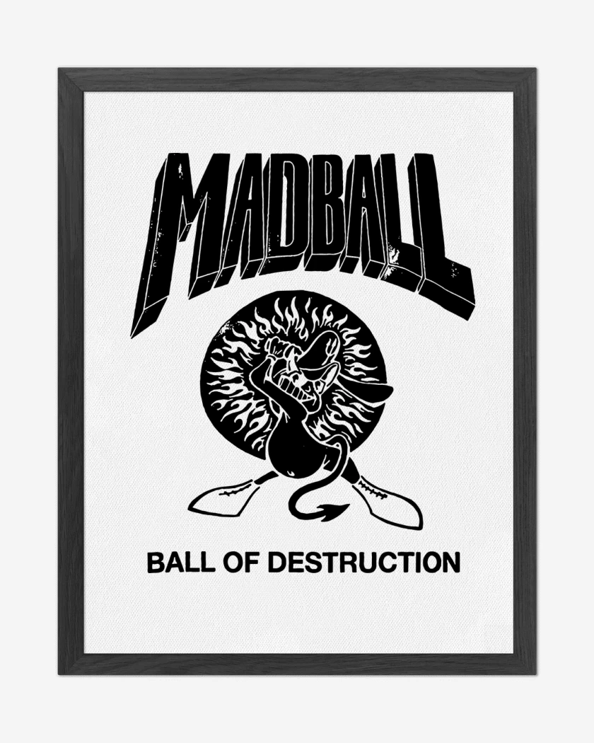 Cuadro decorativo Blanco de Ball of Destruction 