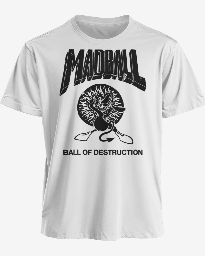 Polera premium Blanco de Ball of Destruction 