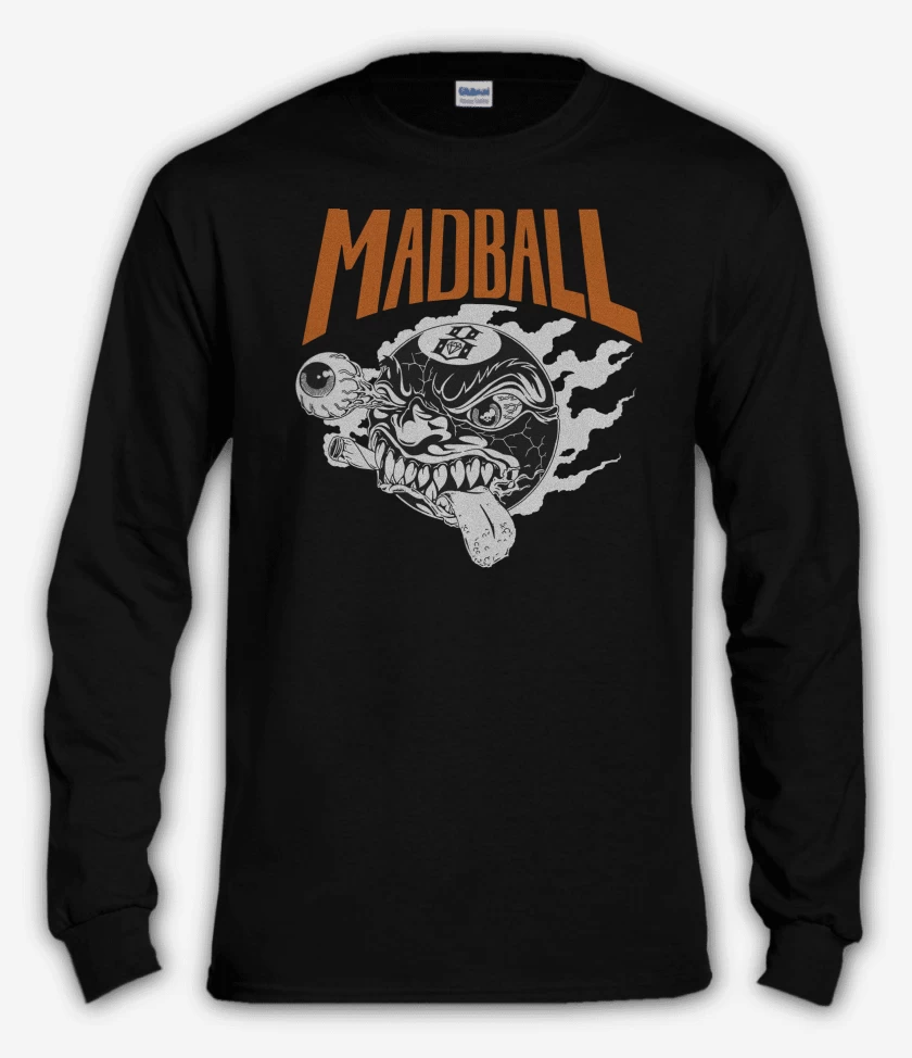 Polera manga larga Negro de Madball Logo