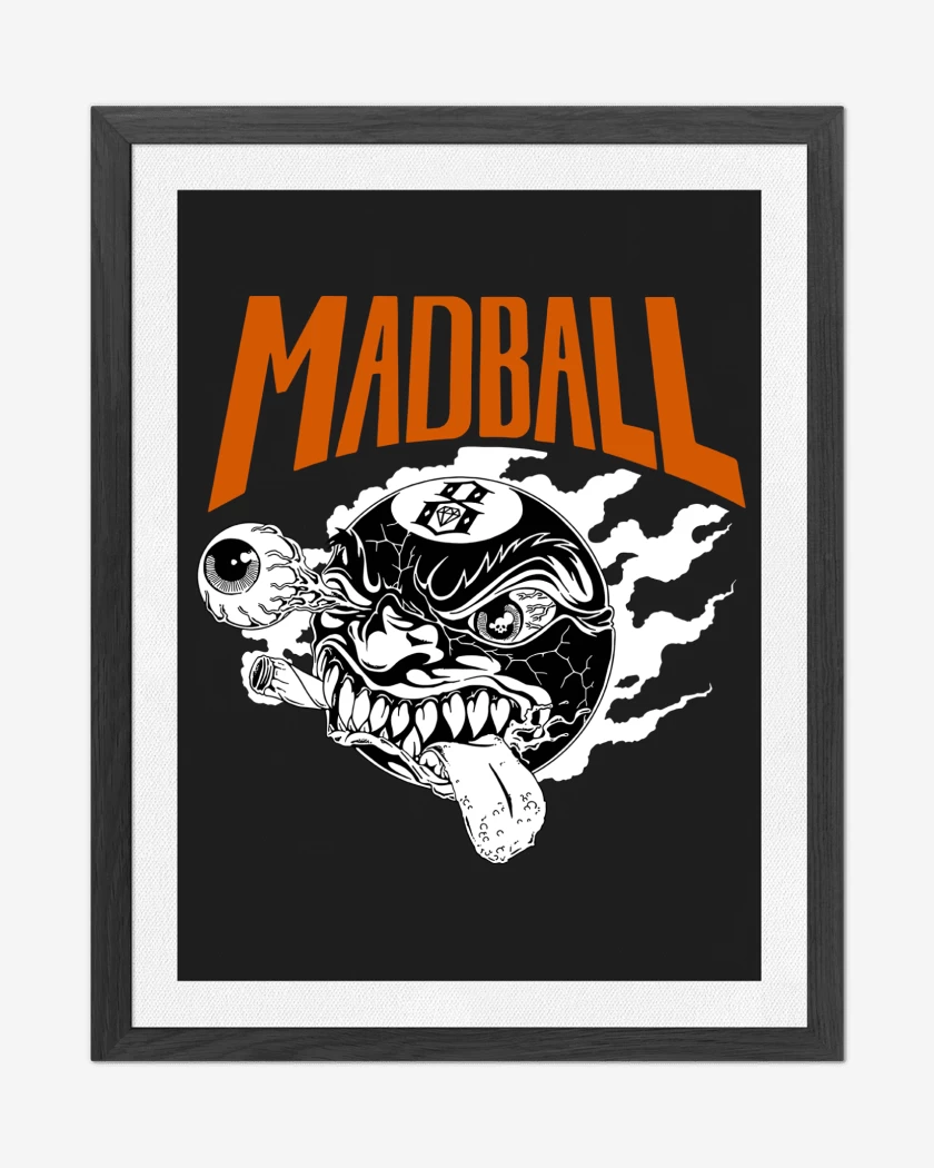Cuadro decorativo Negro de Madball Logo
