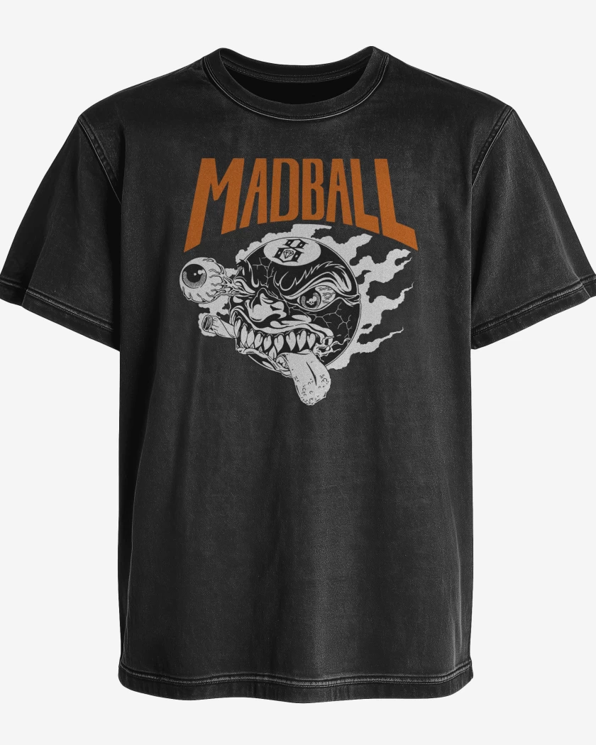 Polera desgastada Negro de Madball Logo