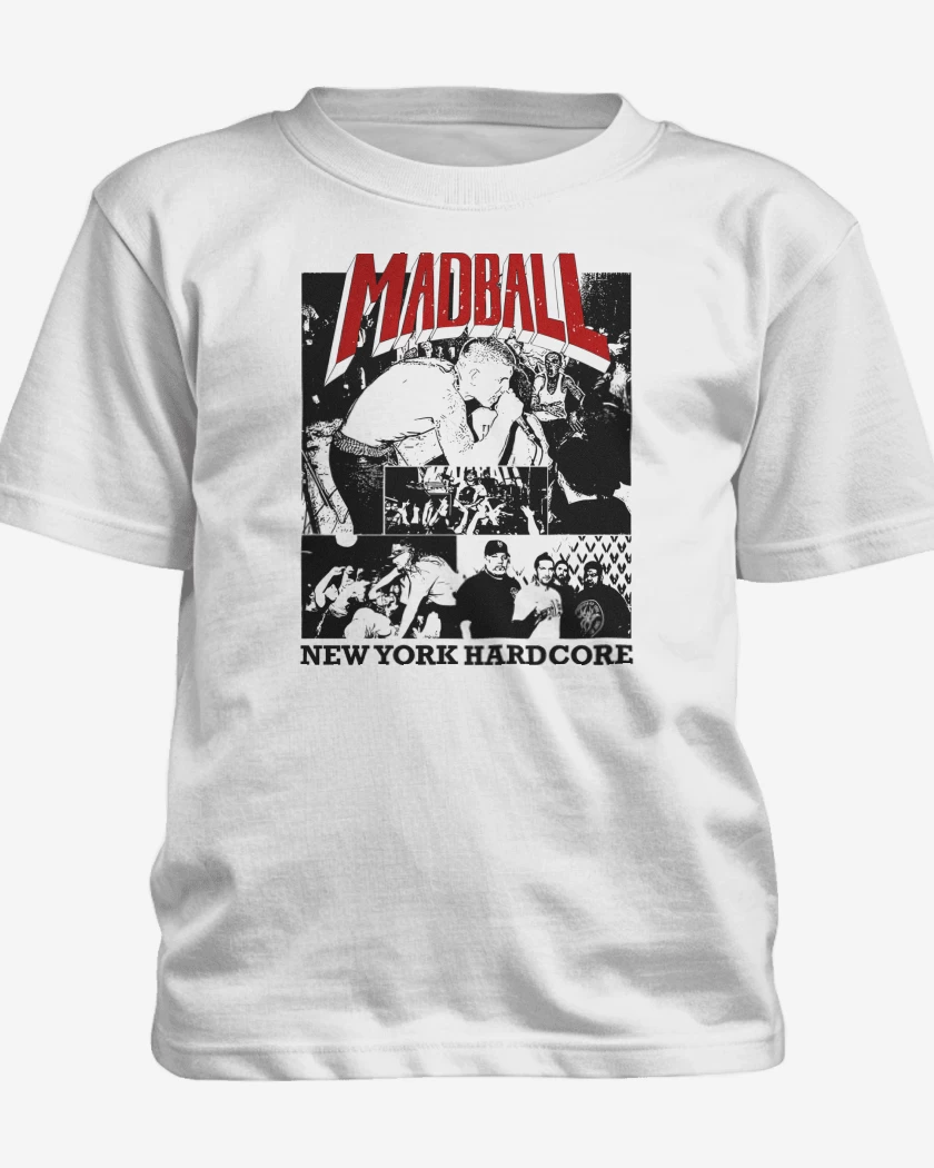 Polera de niño Blanco de Madball NY Hardcore