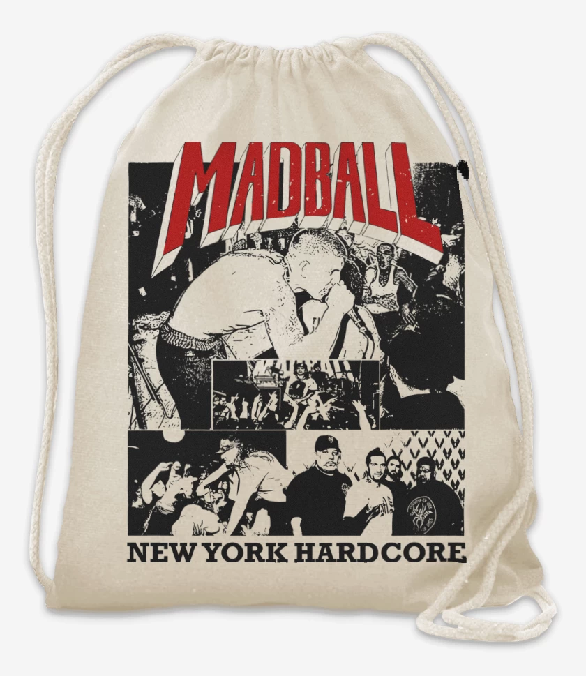 Mochila Blanco de Madball NY Hardcore