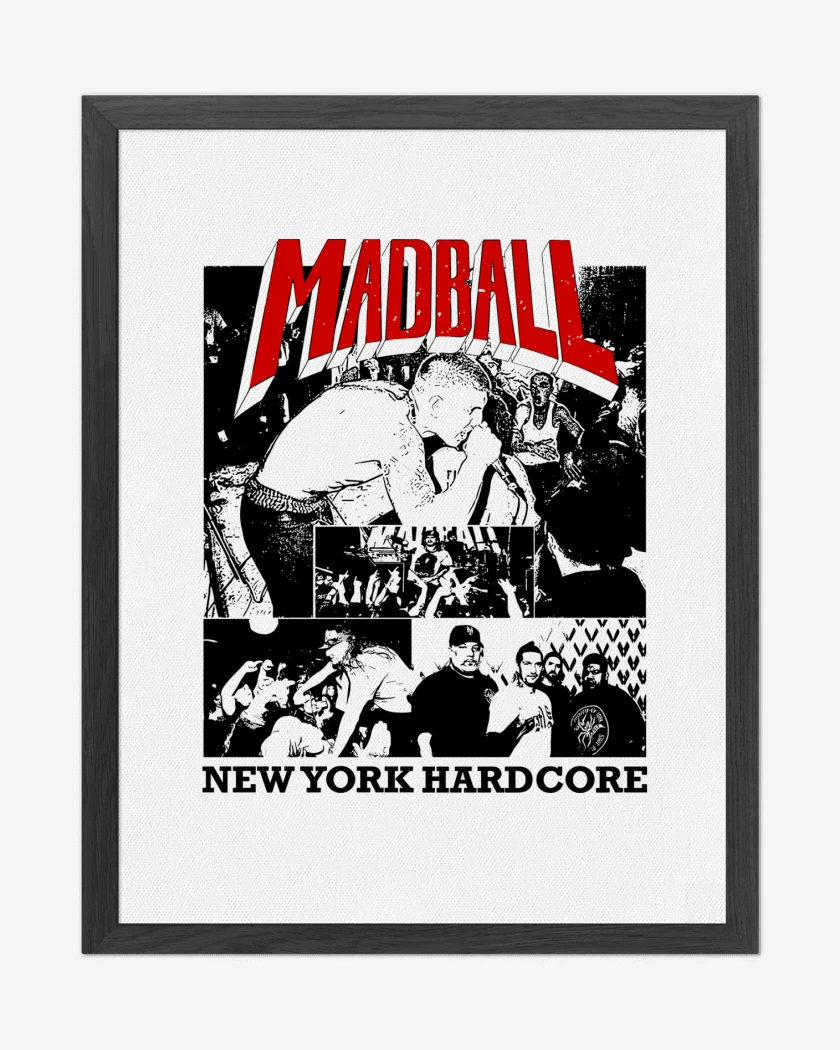 Cuadro decorativo Blanco de Madball NY Hardcore