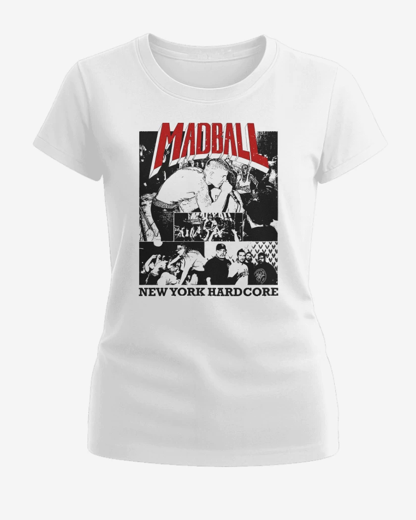 Polera de Mujer Blanco de Madball NY Hardcore