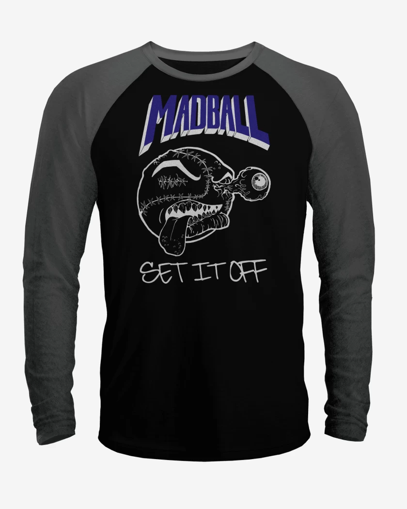 Polera Raglan Madball Set it