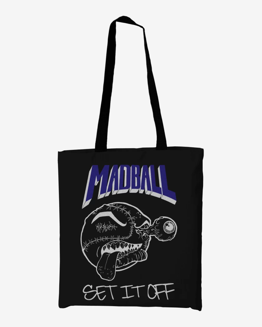 Totebag Negro de Madball Set it