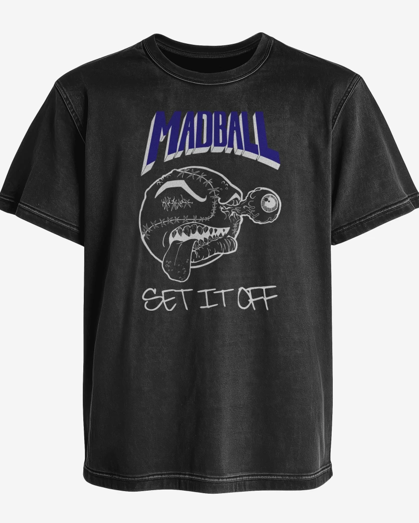 Polera desgastada Madball Set it