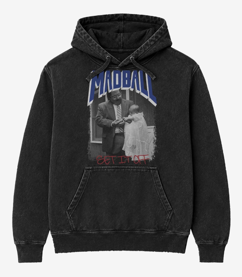 Poleron Canguro Acid Wash Madball Set it Off