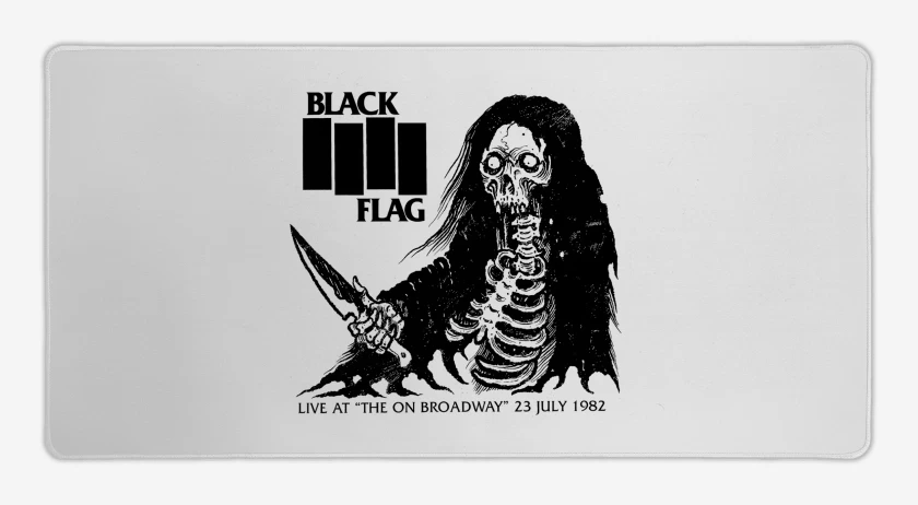 Mouse pad Gamer Black Flag Live