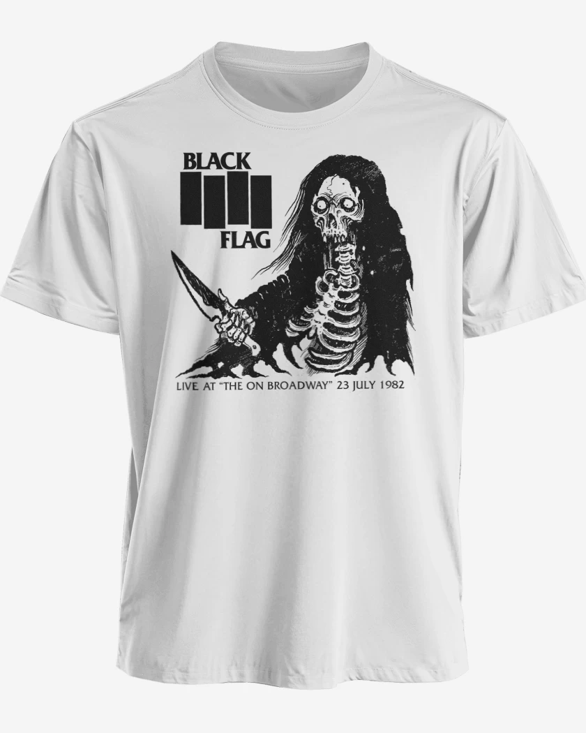 Polera Black Flag Live