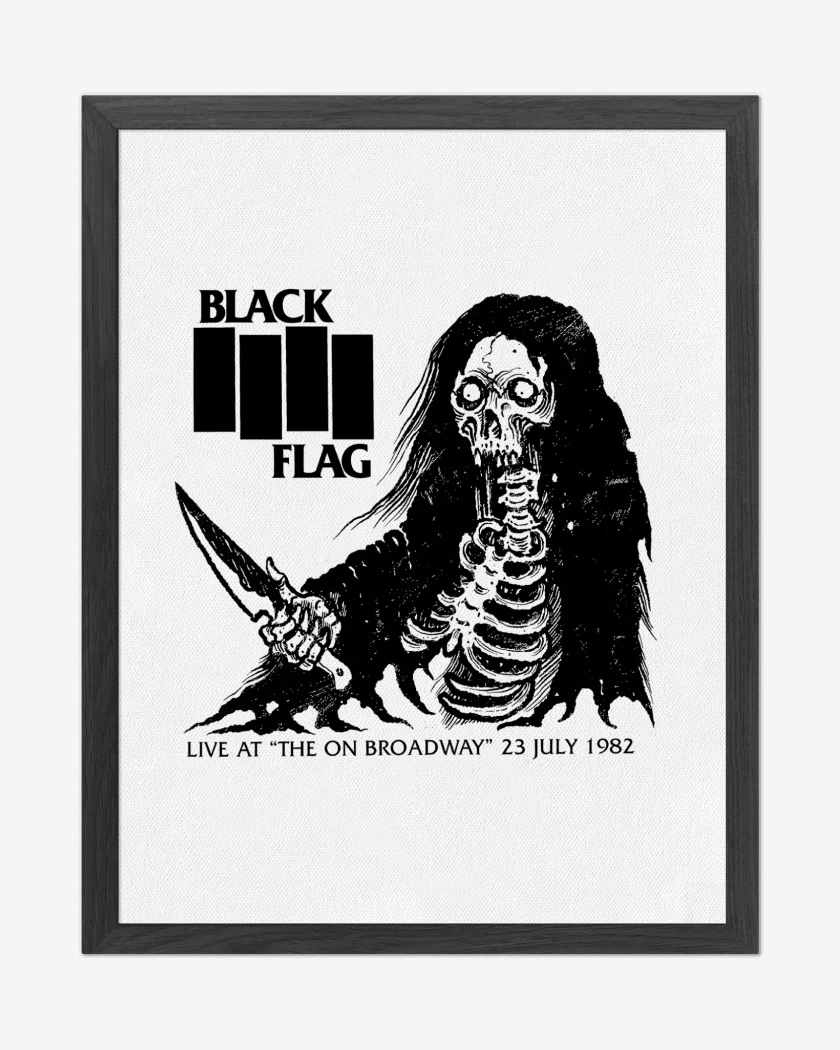 Cuadro decorativo Blanco de Black Flag Live
