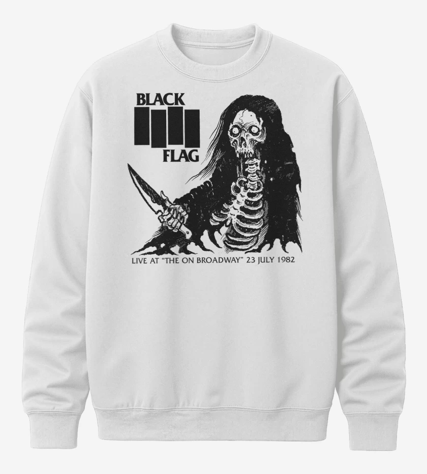 Poleron polo Black Flag Live
