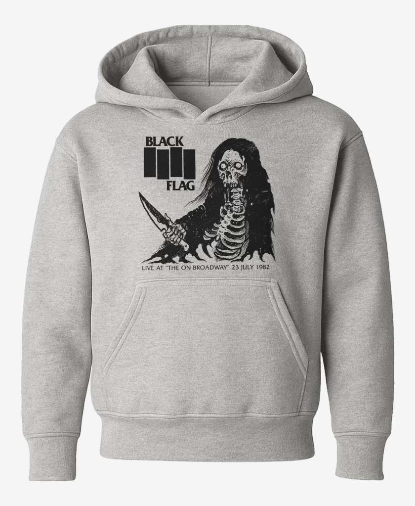 Poleron de niño Gris Melange de Black Flag Live