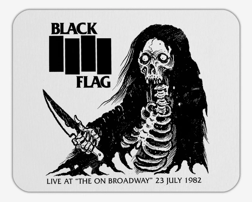 Mousepad Blanco de Black Flag Live