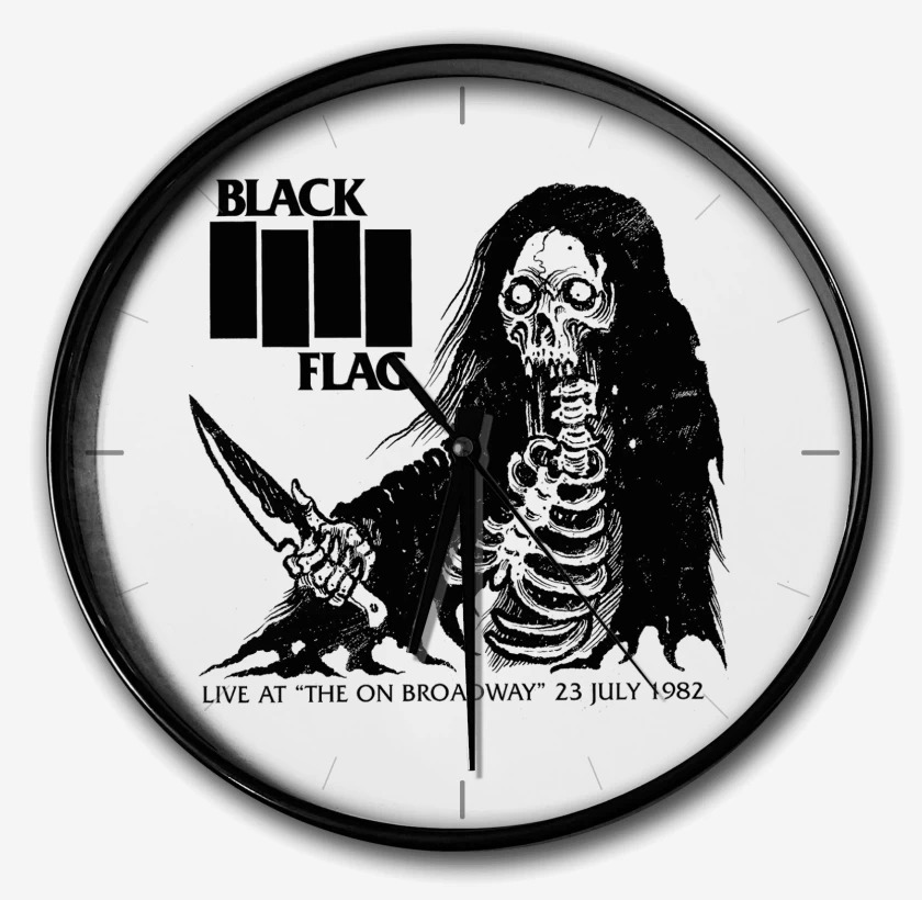 Reloj Blanco de Black Flag Live