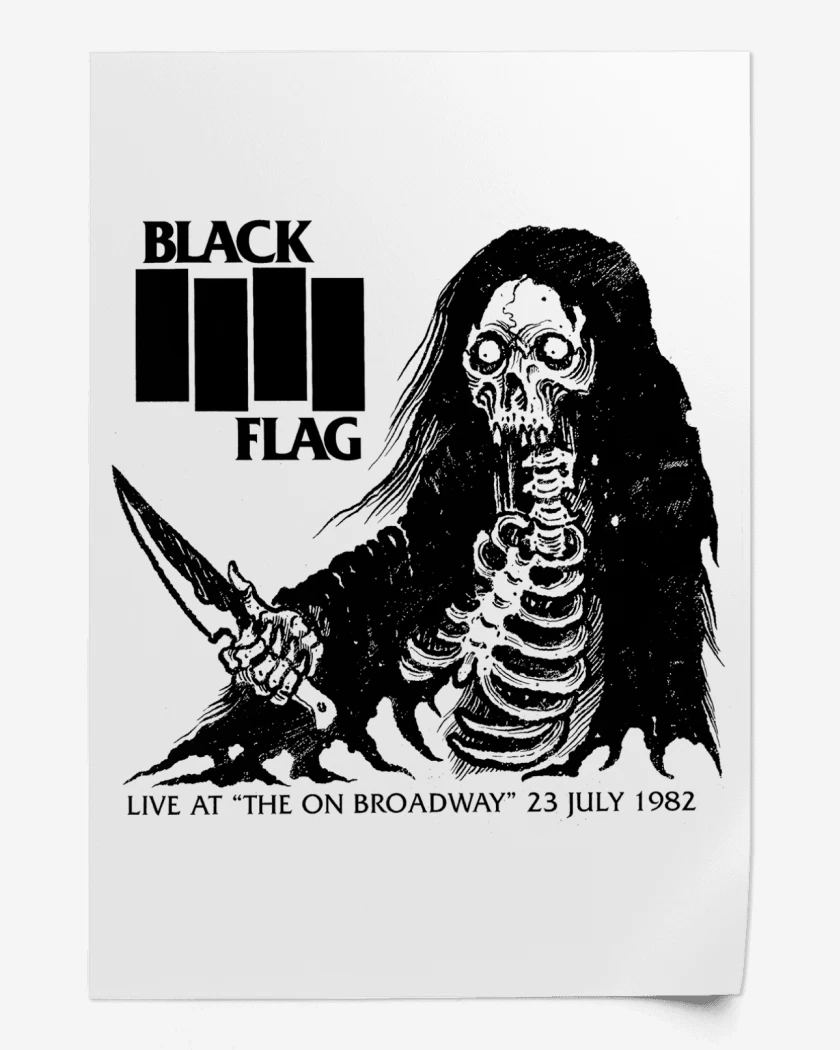 Print Black Flag Live