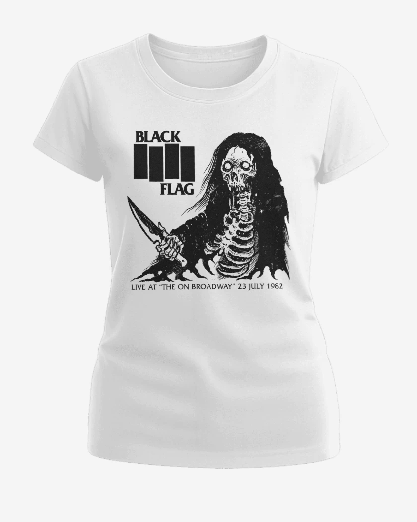 Polera de Mujer Blanco de Black Flag Live