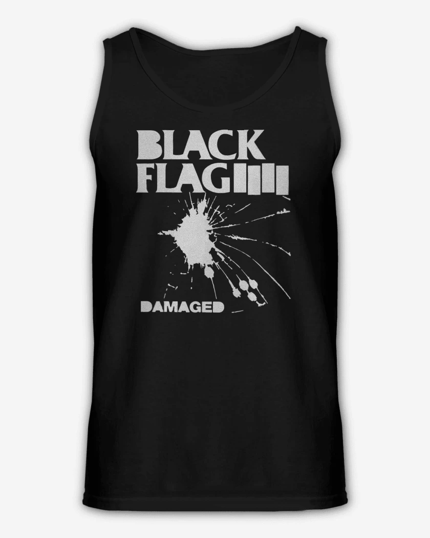 Sudadera Black Flag Damaged