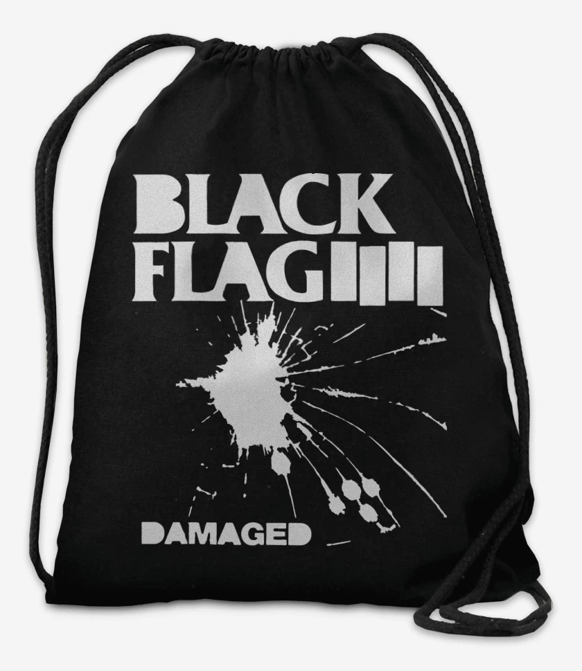 Mochila Negro de Black Flag Damaged